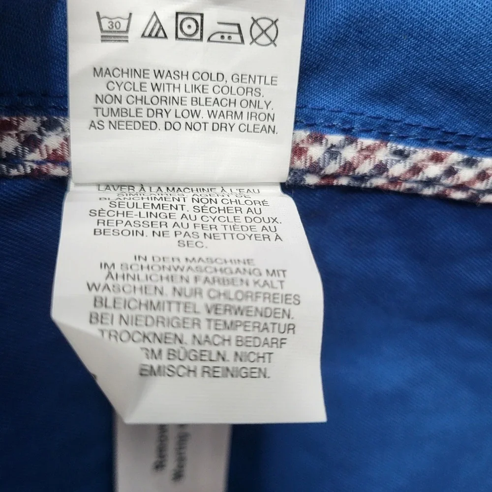 J Crew Downtown Field Jacket Blue Waxed Cotton Blue Stand Collar Military XS